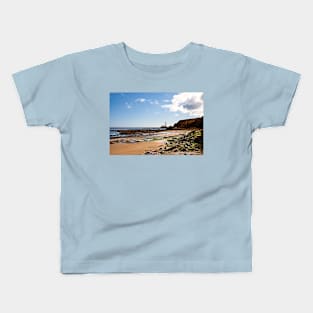 St Mary's Island from Old Hartley Kids T-Shirt